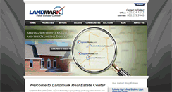 Desktop Screenshot of landmarkrealestatecenterllc.com